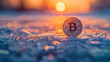 Bitcoin. The Dawn of Decentralized Finance: As the Crypto Winter Melts Away, Bitcoin Glistens in the First Light - Image made using Generative AI