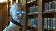 AI Lawyer in the Library of Law: The Future of Legal Research Powered by Artificial Intelligence - Image made using Generative AI