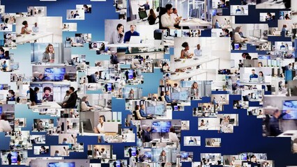 Poster - Business People Training On Computers