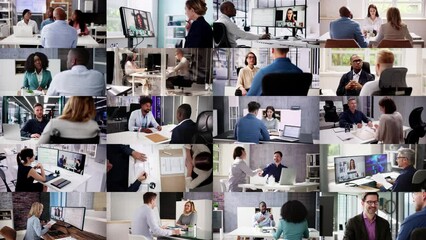 Poster - Corporate Job Interview Meetings In Office
