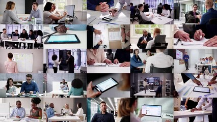 Fototapete - Business People Group In Office