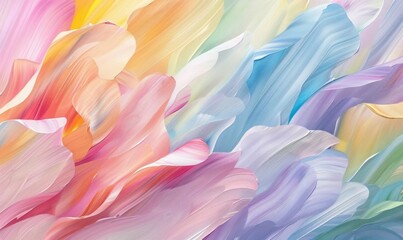 Aufkleber - Abstract Colorful Brushstroke Textured Background