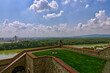 View of the open spaces near the river Danube from the castle, Bratislava, Slovakia