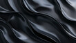 Sleek Black Waves Design with Artistic Flair