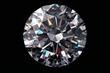 brilliant round cut diamond with sparkling facets 3d rendering