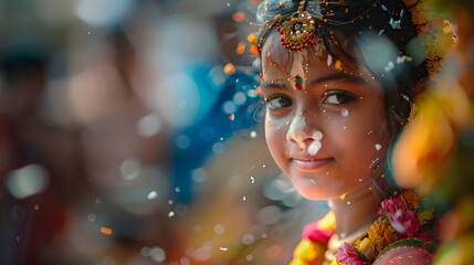 Wall Mural - Happy Gudi Padwa or Gudi Padva. Gudipadwa is a Hindu Festival celebrated in India.