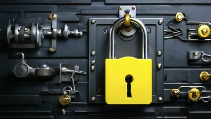 Poster - lock and key