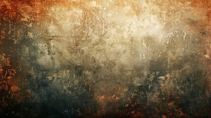 Poster - Rusted Metal Texture with Faded Background