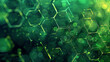 Background of glow tech hexagon abstract design