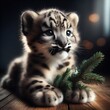 Baby Snow leopard