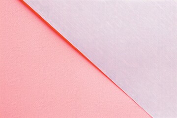 Pale pink sweet two tone color gradation with light orange on recyclable cardboard box paper texture background with space - generative ai