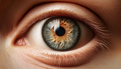 a realistic human eye.