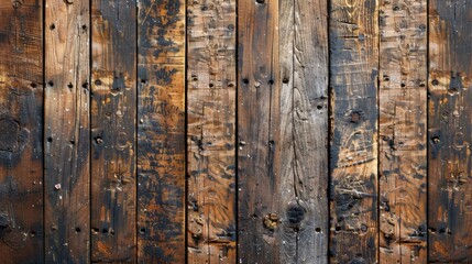 Sticker - Wooden wall with gaps