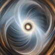 A digital representation of a vortex in motion, swirling with light and dynamic energy5
