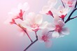 Pastel Floral Harmony: Fresh Spring Blossom Gradients