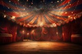 Fototapeta  - Circus lighting stage architecture