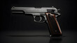 Pistol game icon 3d