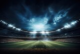 Fototapeta Londyn - Stadium in lights football stadium architecture