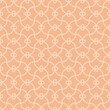 Seamless tan pink art deco tangled pattern vector