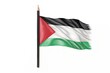 Palestine flag white background patriotism striped