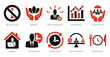 A set of 10 employee benefits icons as no dress code, wellness, skills development