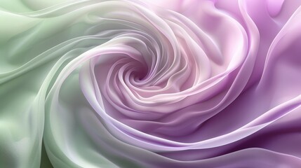 Poster - Abstract purple and green gradient swirls create high-resolution digital backgrounds