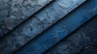 Geometric Shape with Dark Blue Gradient Rough Grunge Texture and Metallic Shine. Concept Geometric Shapes, Dark Blue Gradient, Rough Grunge Texture, Metallic Shine