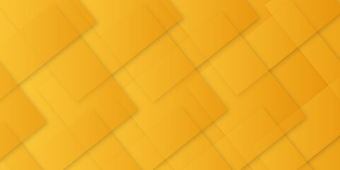 Poster - Abstract modern orange and yellow pattern geometric luxury gradient line background random square shape design. 3d shadow effects, modern design template background. layered geometric triangle shapes.