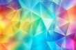 Dazzling Rainbow Prism Gradient Light Effects for Vibrant Poster Design