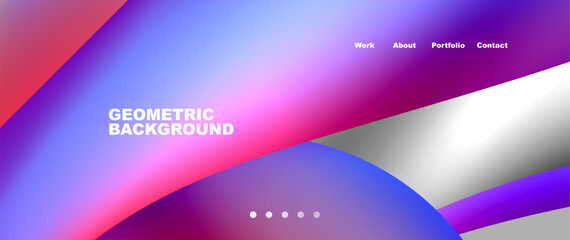 Poster - Automotive lighting in purple, violet, and electric blue gradient adds visual effect to automotive design. Incorporating magenta accents for entertainment with audio equipment
