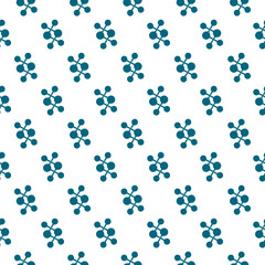 Sticker - Connect link logo seamless pattern isolated on white