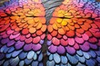 Bright Butterfly Wing Gradients Festival: Enchanting Butterfly Wings Design
