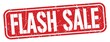 FLASH SALE text written on red stamp sign.