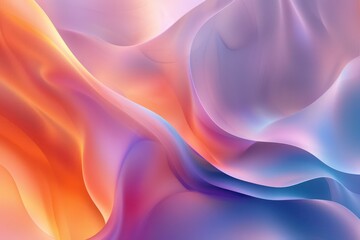 Wall Mural - Colorful abstract background Ready banner. With liquid bubble tissue effects