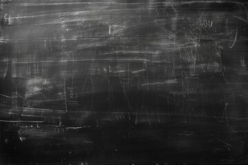Aufkleber - A blackboard with chalk writing, perfect for educational and business concepts