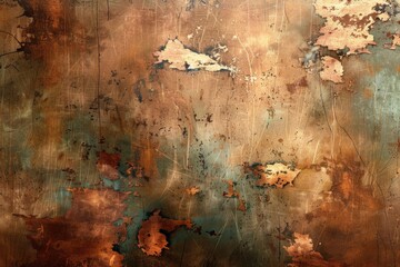 Poster - A close-up shot of a weathered metal surface. Ideal for industrial backgrounds