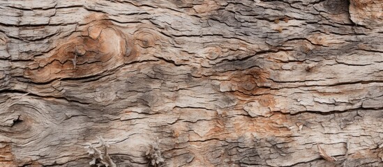 Aufkleber - Tree trunk with distinctive bark knot