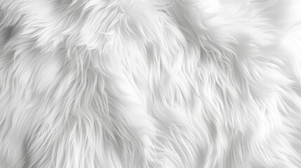 Aufkleber - Close up of a white furry animal, suitable for various design projects