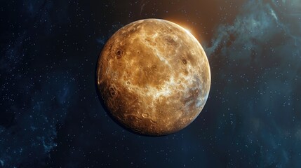 Poster - a stunning image of a planet in the sky. perfect for science or astronomy related projects