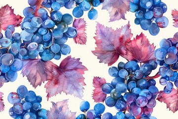 Poster - Close up of a bunch of grapes, suitable for food and agriculture concepts