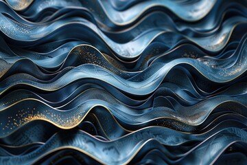 Poster - Close up view of a wave pattern, suitable for backgrounds
