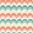 retro wavy pattern design background