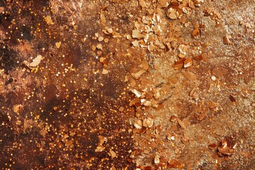 Poster - Detailed close up of a rusted metal surface, suitable for industrial backgrounds