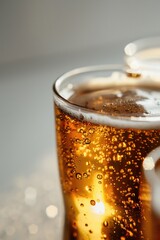 Poster - Close up of a glass of soda. Great for food and beverage concepts