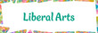 Liberal Arts Colorful Texture Border Horizontal 