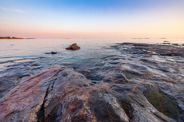 Canvas Print - sunset over the sea