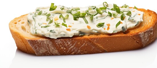 Poster - Bread and cream cheese spread