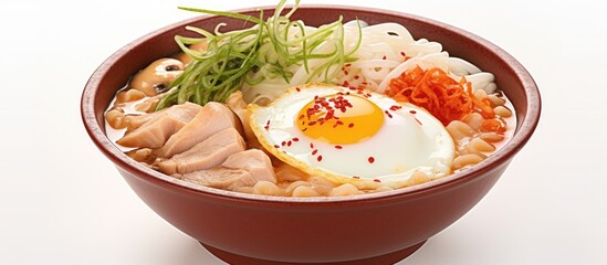 Poster - Bowl of stew with meat, beans, and egg