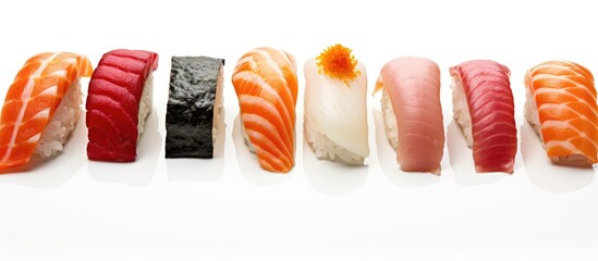 Aufkleber - Sushi on White Surface
