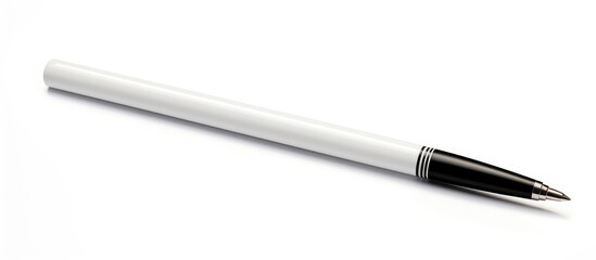 Aufkleber - A pen on a white surface with a black tip